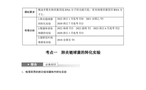 第六单元　第29课时　DNA是主要的遗传物质_2025年新高考资料_一轮复习_2025大一轮复习讲义+课件（完结）_2025大一轮复习讲义生物教师用书Word版文档整书_配套Word版文档第三~六单元