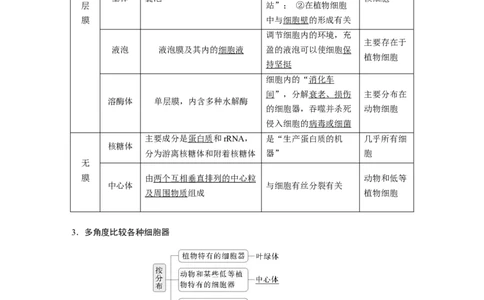第二单元　第7课时　细胞器之间的分工_2025年新高考资料_一轮复习_2025大一轮复习讲义+课件（完结）_2025大一轮复习讲义生物教师用书Word版文档整书_配套Word版文档第一~二单元