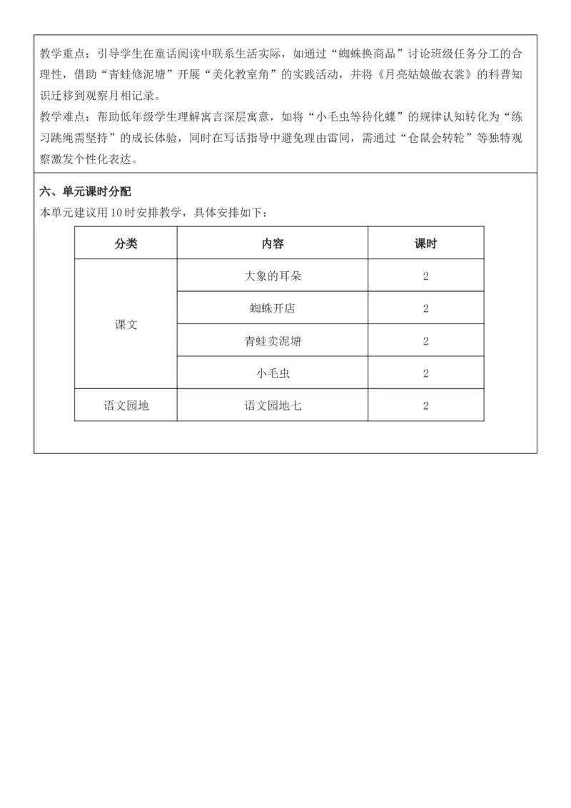 （新教材）2026年春期部编人教版二年级下册语文第7单元核心素养教案（反思无内容）_部编人教版2年级下册语文_2026年春期-2年级下册教案_单元教案