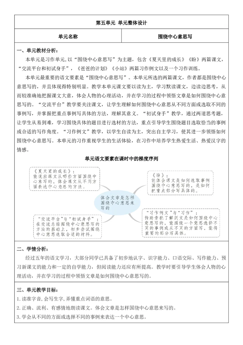 2025年秋期部编人教版6年级上册语文全册核心素养教案（教学反思有内容+二次备课版）_六年级上册