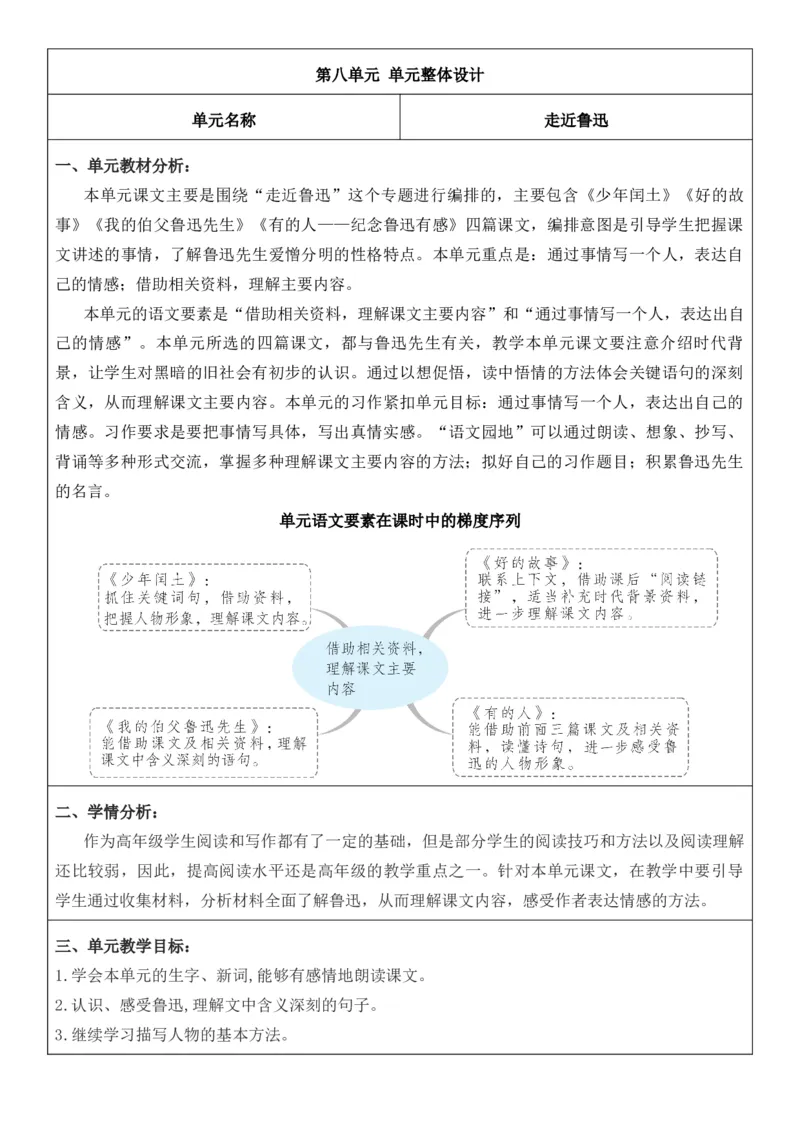 2025年秋期部编人教版6年级上册语文全册核心素养教案（教学反思有内容+二次备课版）_六年级上册