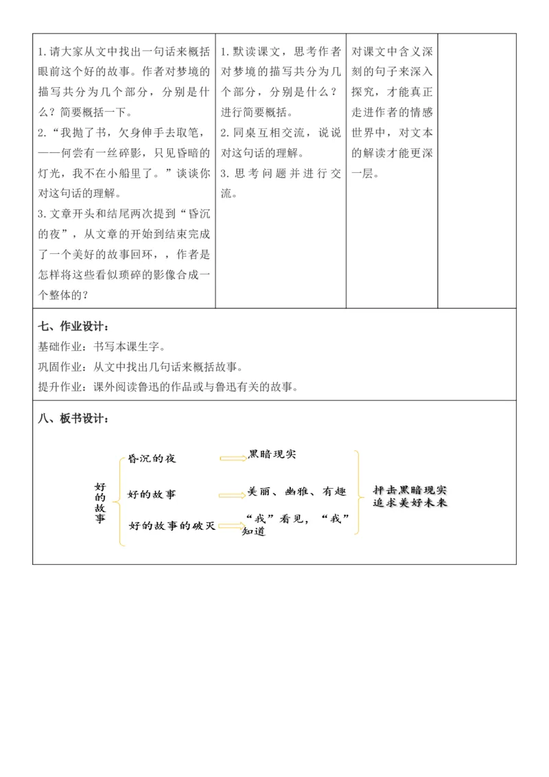 2025年秋期部编人教版6年级上册语文全册核心素养教案（教学反思有内容+二次备课版）_六年级上册