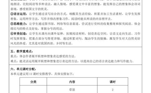 2025年秋期部编人教版6年级上册语文全册核心素养教案（教学反思有内容+二次备课版）_六年级上册