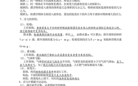 第十章-浮力知识点及练习题附答案_初物_1初中物理