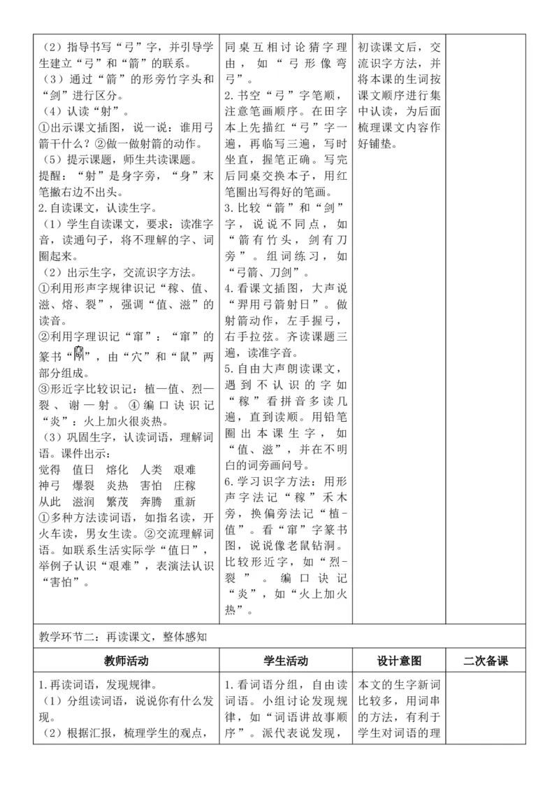 （新教材）2026年春期部编人教版二年级下册语文第8单元核心素养教案（反思无内容）_部编人教版2年级下册语文_2026年春期-2年级下册教案_单元教案