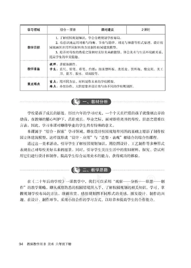 美术六年级下册教师用书_电子课本_小学教学用书_小学美术