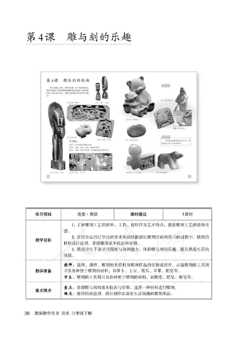 美术六年级下册教师用书_电子课本_小学教学用书_小学美术