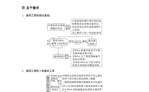 第一篇专题九考点一　基因工程(含PCR技术与应用)_通用版（老高考）复习资料_2023年复习资料_二轮复习_2023年高考生物二轮复习讲义+课件（全国版）_学生版_大二轮专题复习讲义