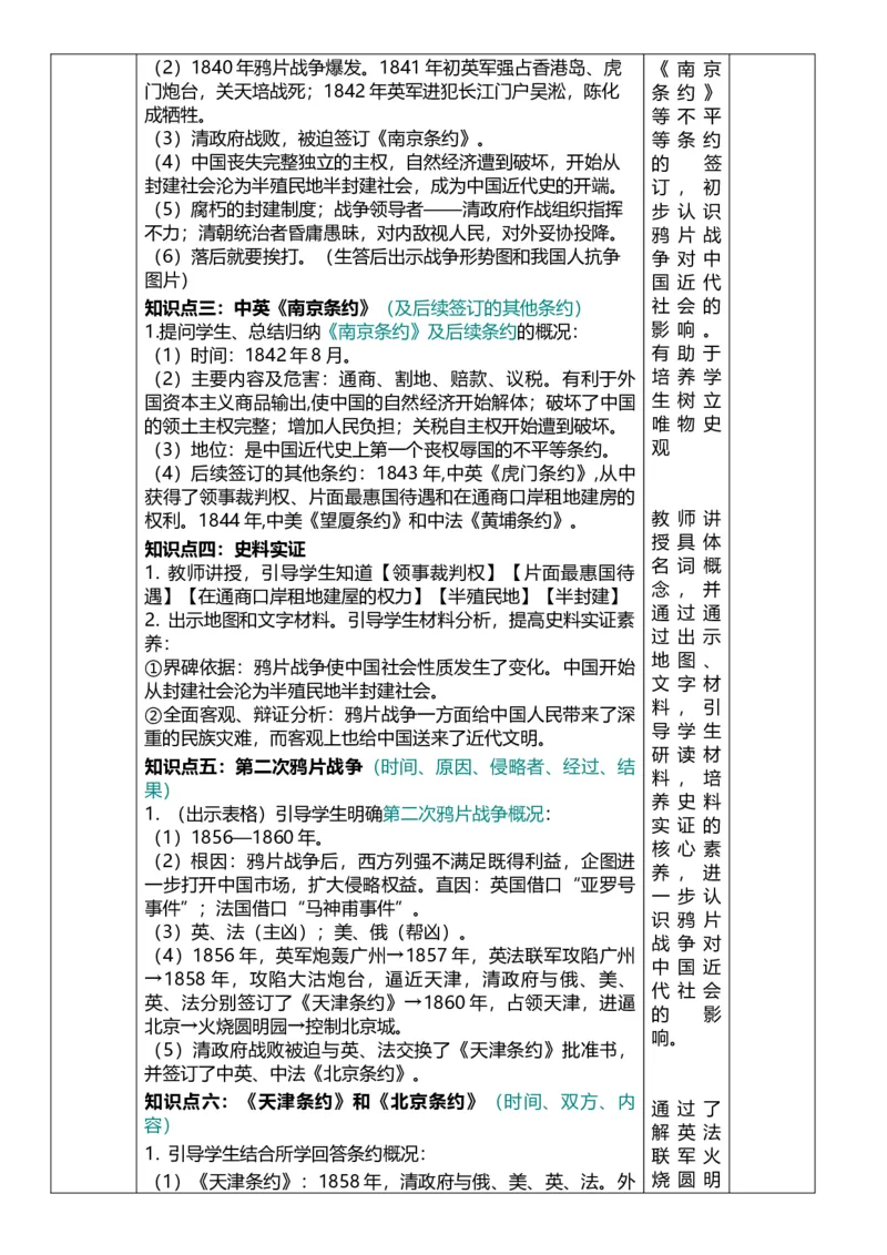 08开始沦为半殖民地半封建社会（教案）_8历史中考复习_2026年中考复习（更新中）_2026中考历史一轮复习课件+教案+单元测试卷_教案