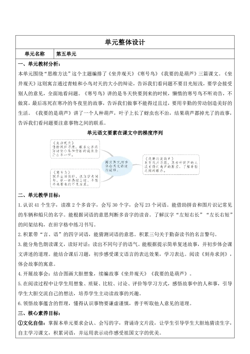 部编人教版2年级上册小学语文全册教案（教学设计）（新课标核心素养教案）（276页）_二年级上册_赠送资料_新版-2024年9月修订版