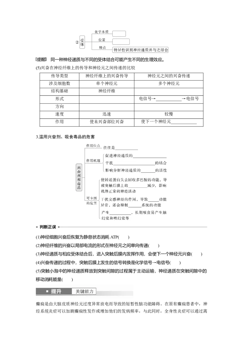 第八单元　第38课时　神经冲动的产生和传导_新高考复习资料_2025年新高考资料_2025新高考一轮复习生物_2025大一轮复习讲义生物人教版学生用书Word版文档整书_2025大一轮复习讲义
