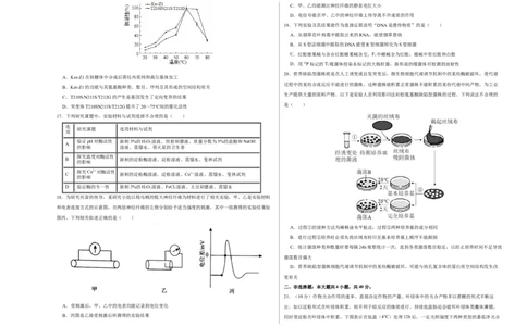 第十一单元实验探究与设计精编（B卷能力提升练）-2023年高考生物一轮复习单元滚动双测卷（新高考专用）（考试版）_新高考复习资料_2023年新高考复习资料_一轮复习