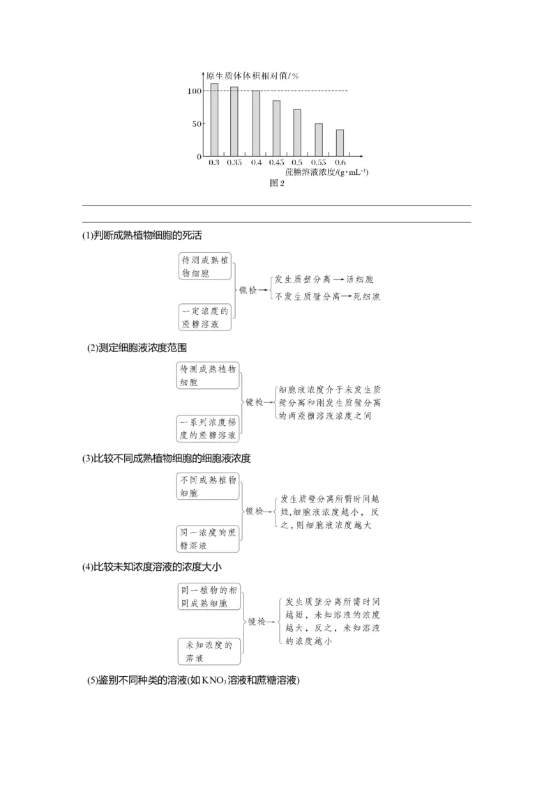 第二单元　第9课时　水进出细胞的原理_2025年新高考资料_一轮复习_2025大一轮复习讲义+课件（完结）_2025大一轮复习讲义生物学生用书Word版文档整书_2025大一轮复习讲义