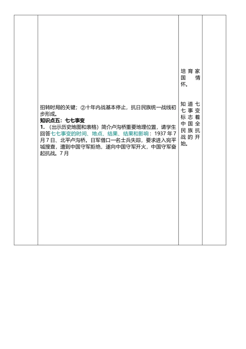 13中华民族的抗日战争（教案）_8历史中考复习_2026年中考复习（更新中）_2026中考历史一轮复习课件+教案+单元测试卷_教案