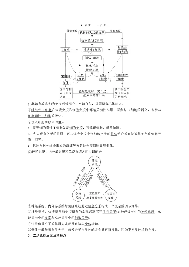 第八单元　第42课时　免疫系统的组成、功能及特异性免疫_2025年新高考资料_一轮复习_2025大一轮复习讲义+课件（完结）_2025大一轮复习讲义生物教师用书Word版文档整书
