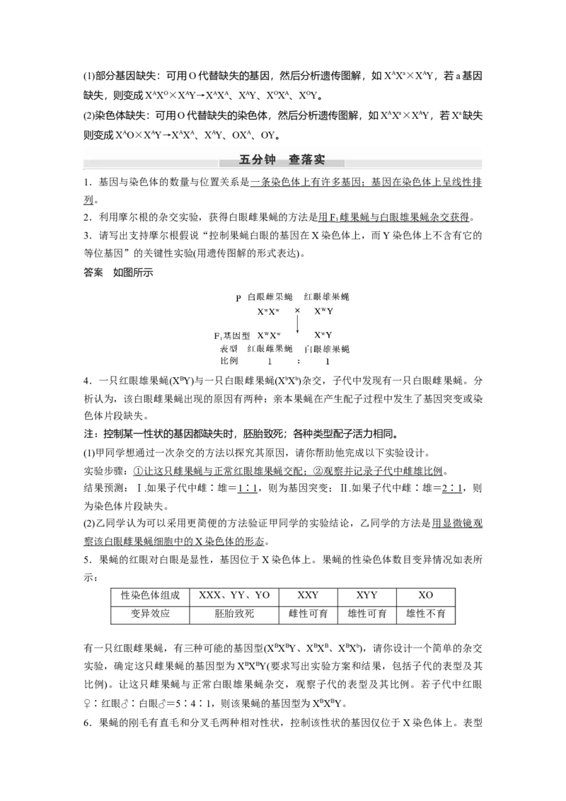 第五单元　第27课时　基因在染色体上_2025年新高考资料_一轮复习_2025大一轮复习讲义+课件（完结）_2025大一轮复习讲义生物教师用书Word版文档整书_配套Word版文档第三~六单元