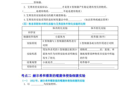 第6讲DNA是主要的遗传物质-精准备考备战2023年高考生物一轮复习精品讲义（生物学必修2）（原卷版）_通用版（老高考）复习资料_2023年复习资料_一轮复习