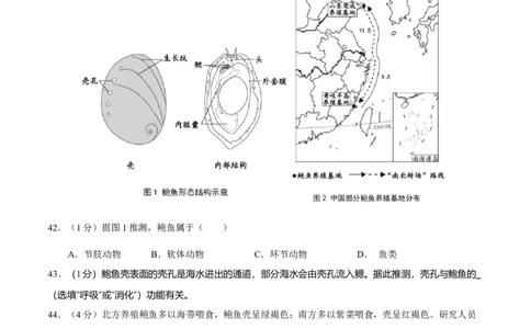 2025年中考押题预测卷02（上海卷）-地理（考试版）_7地理中考复习_赠送：2025中考模拟题_2025年地理押题预测_地生跨学科案例分析（上海卷02）-2025年中考押题预测卷