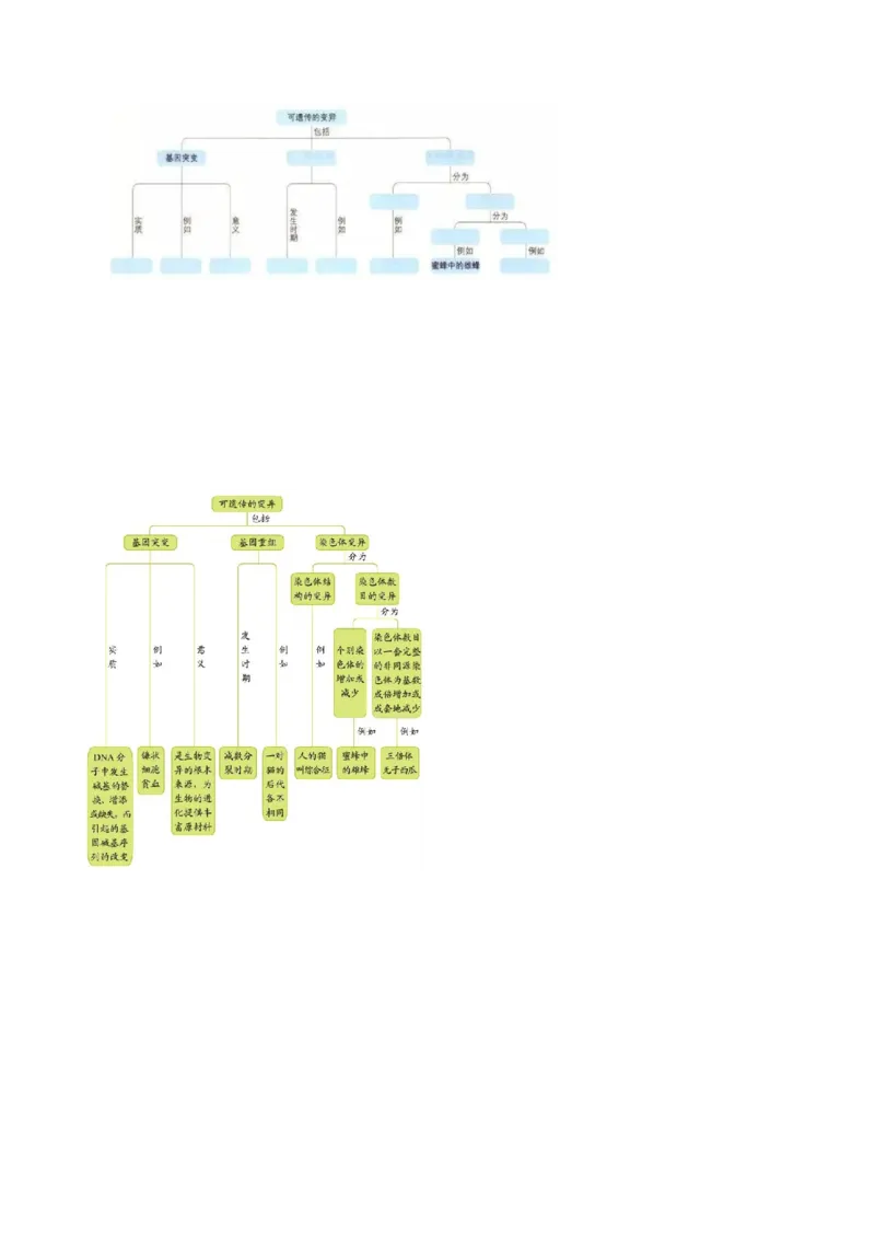第5章基因突变及其他变异-查漏补缺2023年高考生物一轮复习教材必背细节与旁栏思考梳理汇总（新教材）（答案版）_新高考复习资料_2023年新高考复习资料_一轮复习