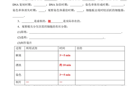 第6章细胞的生命历程（填空版）_2025年新高考资料_专项复习_晨读晚默备战2025年高考生物必背知识清单_第6章细胞的生命历程-晨读晚默备战2025年高考生物必背知识清单