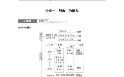 第一单元　第3课时　细胞中的糖类和脂质_2025年新高考资料_一轮复习_2025大一轮复习讲义+课件（完结）_2025大一轮复习讲义生物教师用书Word版文档整书_配套Word版文档第一~二单元