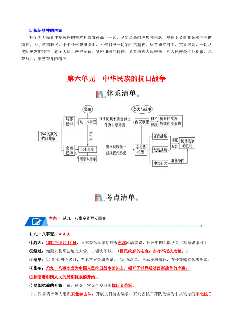 03八上历史知识清单-口袋书2024年中考历史一轮复习知识清单_8历史中考复习_2024年中考复习资料_一轮复习资料_完❤背诵❤2024年中考历史一轮复习知识清单