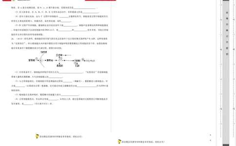 第三单元细胞的分化、衰老、凋亡及癌变（A卷新题基础练）-2022年高考生物一轮复习单元滚动双测卷（考试版）_新高考复习资料_2023年新高考复习资料_一轮复习
