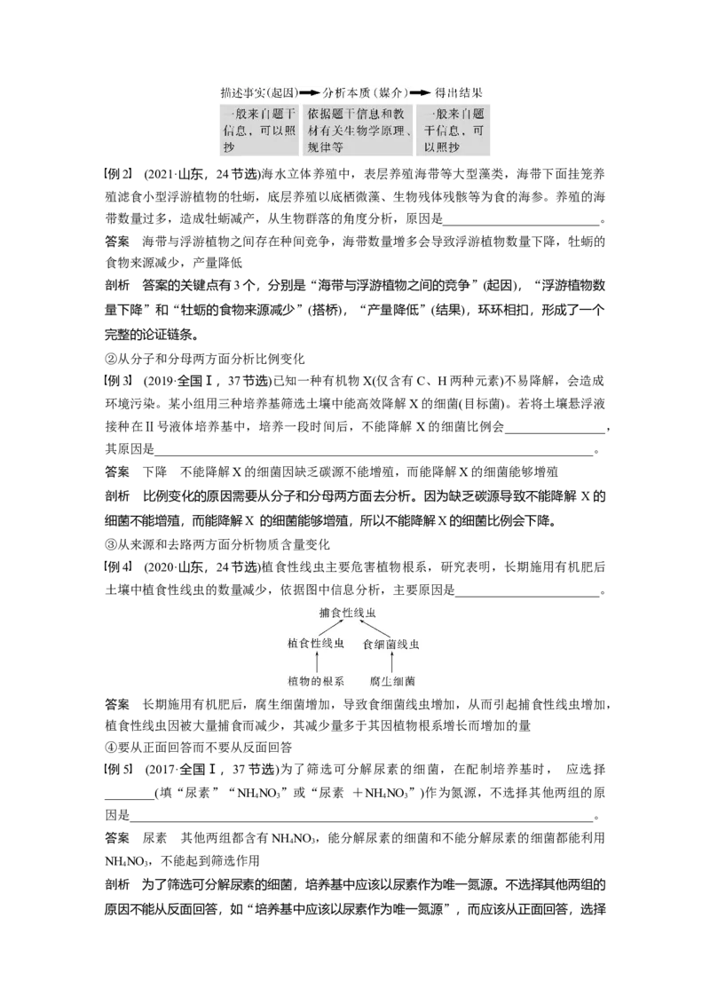 第三单元　专题突破3　长句表达作答策略_2025年新高考资料_一轮复习_2025大一轮复习讲义+课件（完结）_2025大一轮复习讲义生物教师用书Word版文档整书_配套Word版文档第三~六单元