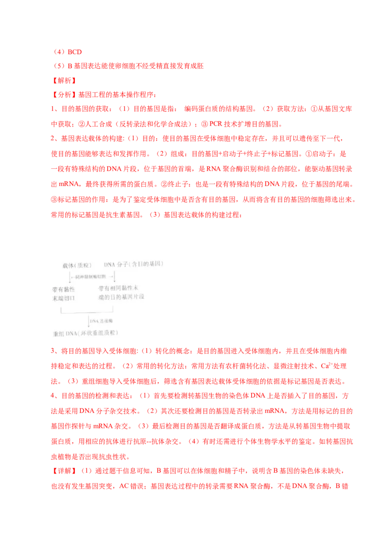 第十五单元现代生物科技专题（作业）_新高考复习资料_2022年新高考复习资料_2022届一轮复习讲练结合7.13更新_系列一_第十五单元现代生物科技专题
