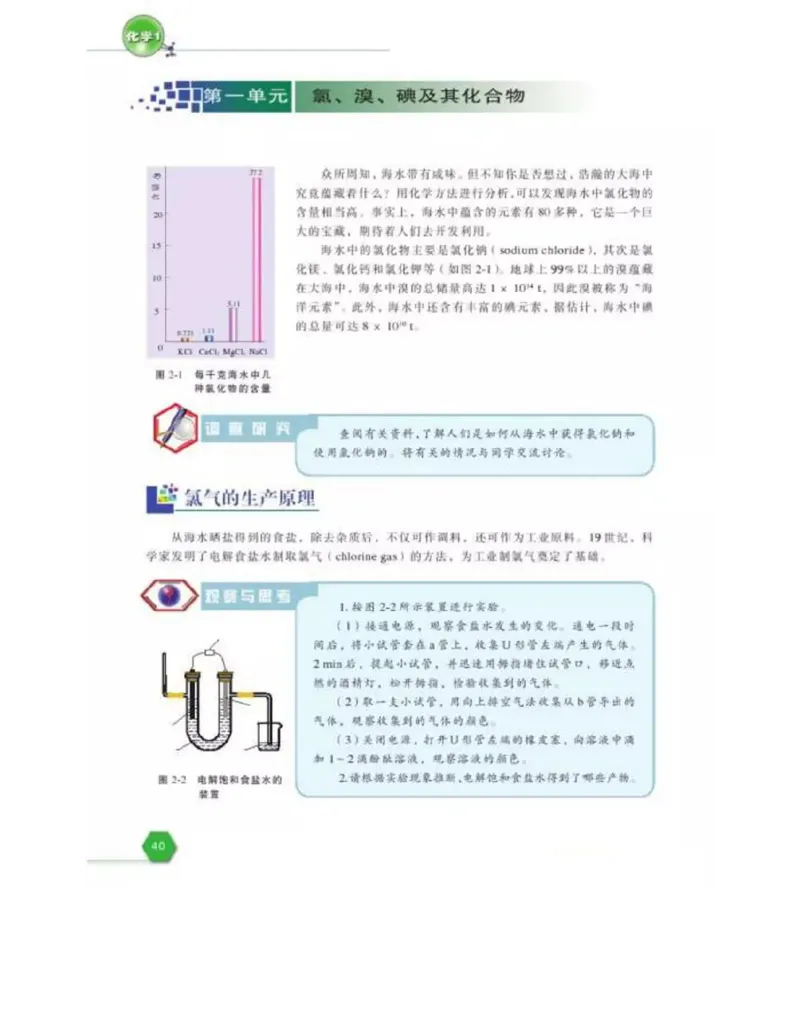 苏教版高中化学必修1电子课本_电子课本_最新版高中全科高清电子课本_5高中化学课本_苏教版_旧版