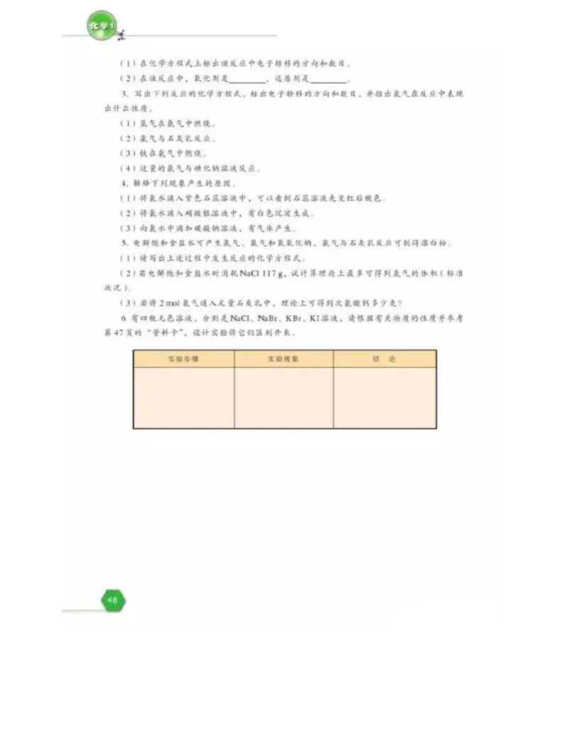 苏教版高中化学必修1电子课本_电子课本_最新版高中全科高清电子课本_5高中化学课本_苏教版_旧版