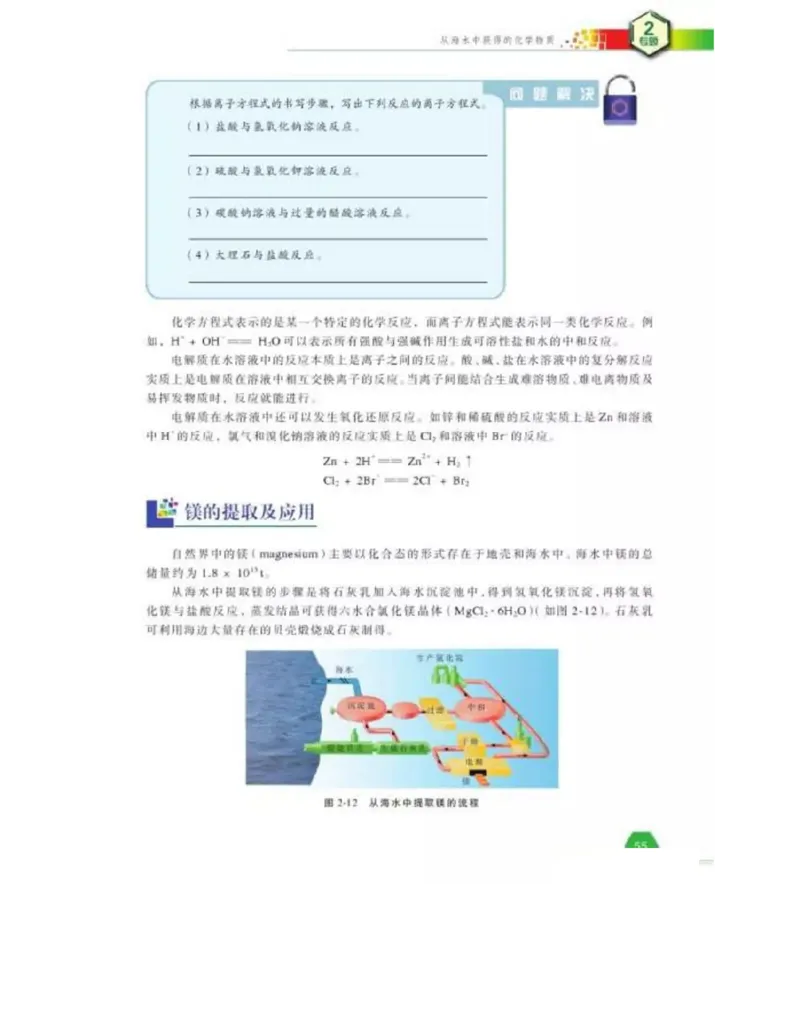 苏教版高中化学必修1电子课本_电子课本_最新版高中全科高清电子课本_5高中化学课本_苏教版_旧版