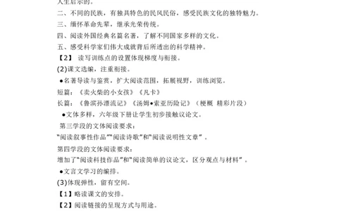 （赠送资料）部编版语文六年级下册教材分析与解读_部编人教版6年级下册语文_（赠送）旧版-6年级下册语文核心素养教案