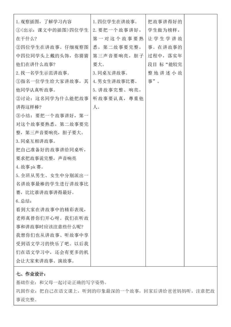 2025年秋期部编人教版1年级上册语文全册核心素养教案（教学反思有内容+二次备课版）_一年级上册