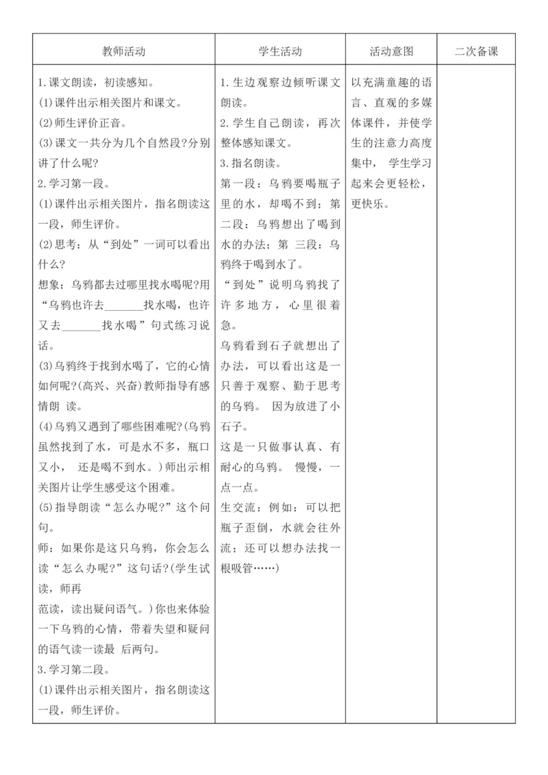 2025年秋期部编人教版1年级上册语文全册核心素养教案（教学反思有内容+二次备课版）_一年级上册