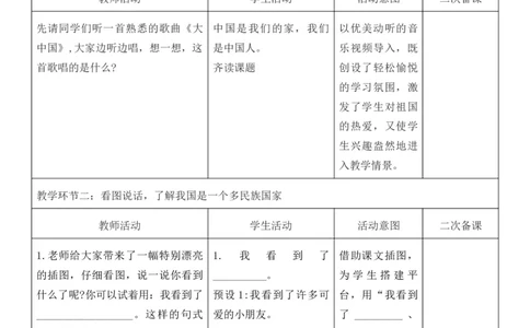 2025年秋期部编人教版1年级上册语文全册核心素养教案（教学反思有内容+二次备课版）_一年级上册