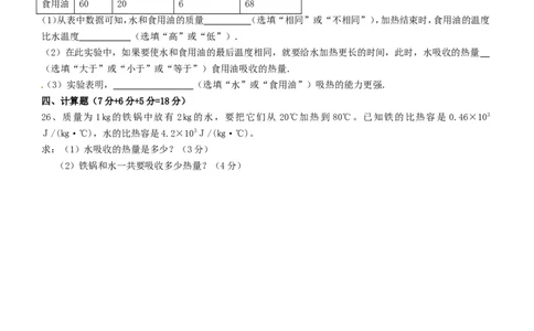 第十三章-内能测试题及答案_初物_1初中物理