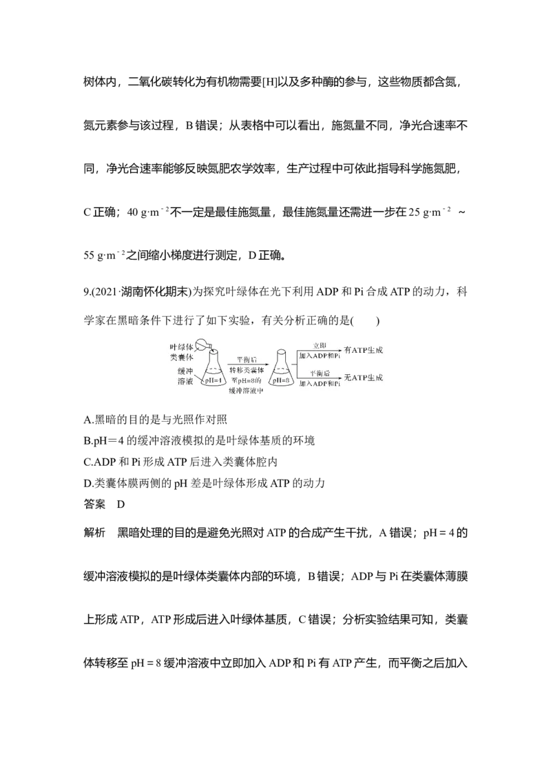 第9讲能量之源&mdash;&mdash;光与光合作用_通用版（老高考）复习资料_2023年复习资料_一轮复习_2023年高考生物一轮复习讲义+课件（全国版）_2023年高考生物一轮复习讲义（全国版）_赠补充习题