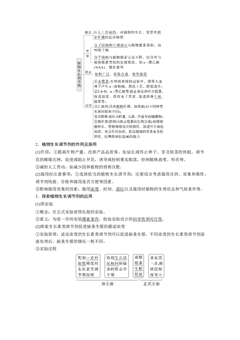 第八单元　第46课时　植物生长调节剂的应用及环境因素参与调节植物的生命活动_2025年新高考资料_一轮复习_2025大一轮复习讲义+课件（完结）_配套Word版文档第七~十单元