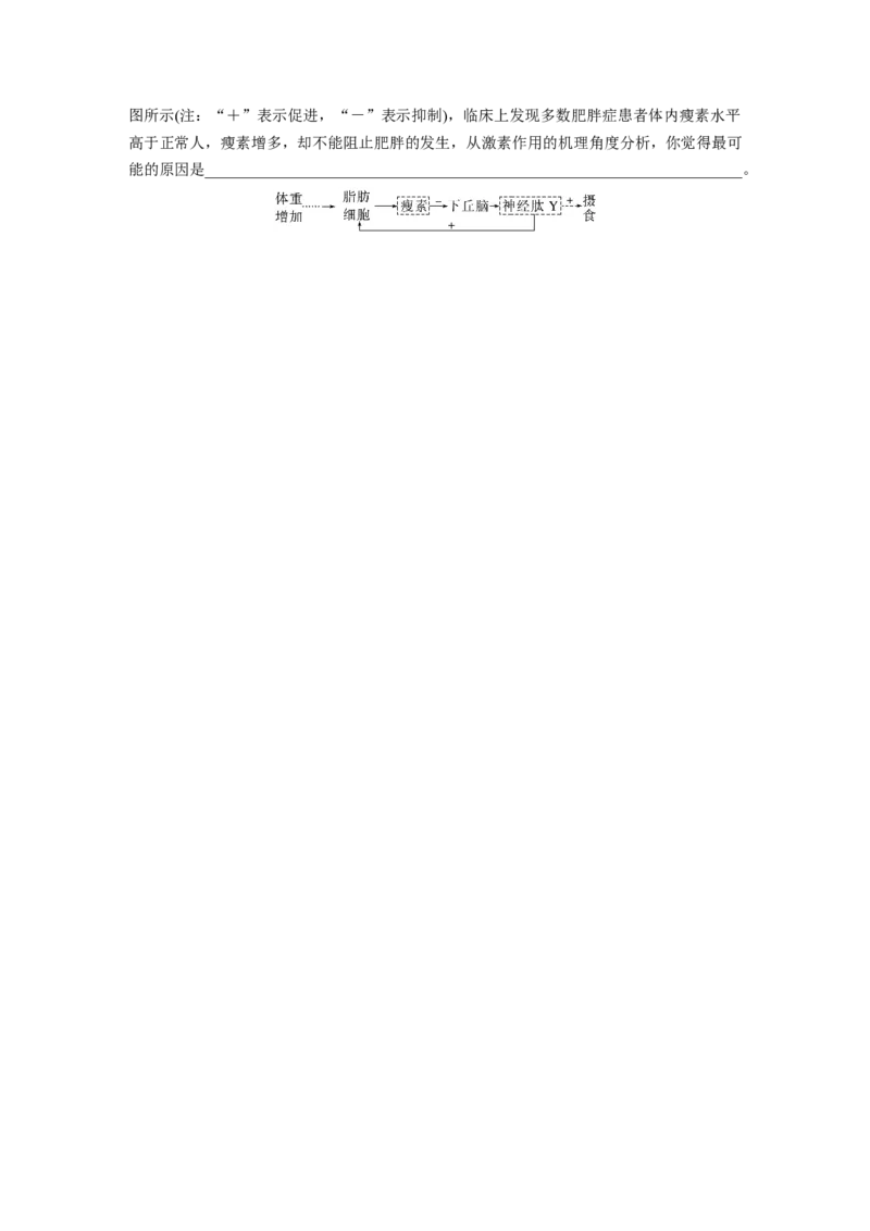 第一篇专题六语言表达(五)　个体稳态中相关过程变化机理分析_通用版（老高考）复习资料_2023年复习资料_二轮复习_2023年高考生物二轮复习讲义+课件（全国版）_学生版_第一篇专题突破