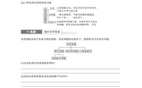 第8单元　第7课时　免疫系统和特异性免疫_新高考复习资料_2024年新高考复习资料_一轮复习资料_完2024生物步步高大一轮复习（课件+讲义）_2024年高考生物一轮复习讲义（新人教版）