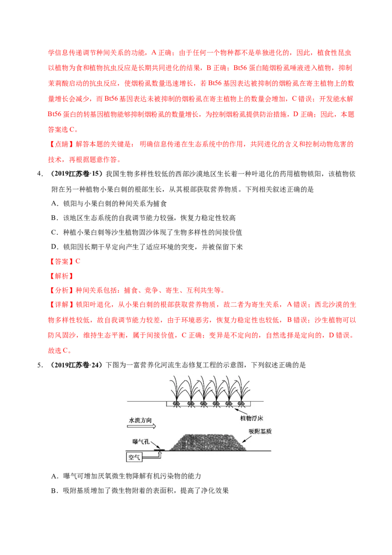 第十三单元生态系统与环境保护（作业）_新高考复习资料_2022年新高考复习资料_2022届一轮复习讲练结合7.13更新_系列一_第十三单元生态系统与环境保护