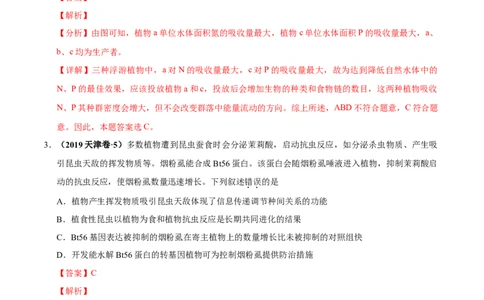 第十三单元生态系统与环境保护（作业）_新高考复习资料_2022年新高考复习资料_2022届一轮复习讲练结合7.13更新_系列一_第十三单元生态系统与环境保护