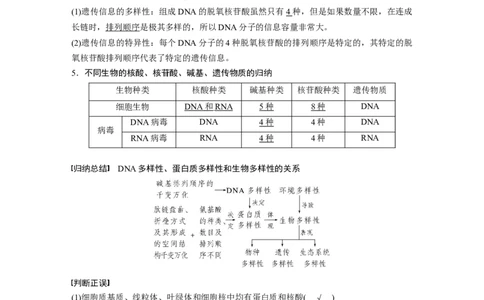 第一单元　第5课时　核酸是遗传信息的携带者_2025年新高考资料_一轮复习_2025大一轮复习讲义+课件（完结）_2025大一轮复习讲义生物教师用书Word版文档整书