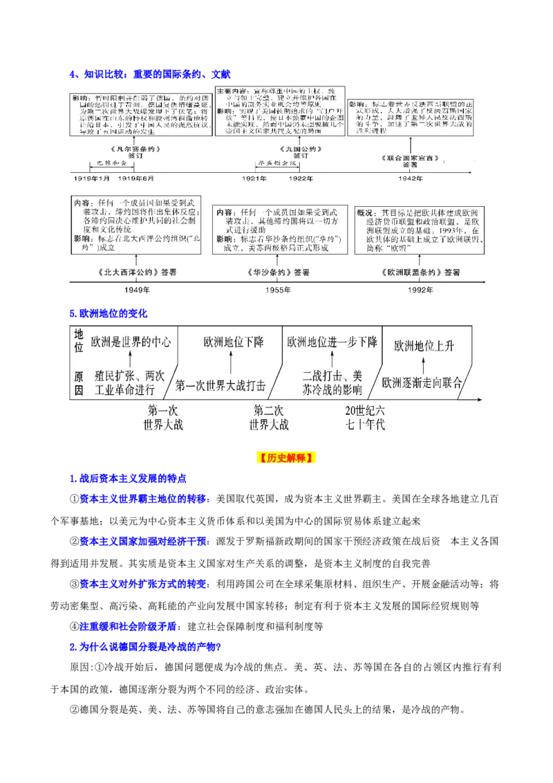 06九下历史知识清单-口袋书2024年中考历史一轮复习知识清单_8历史中考复习_2024年中考复习资料_一轮复习资料_完❤背诵❤2024年中考历史一轮复习知识清单