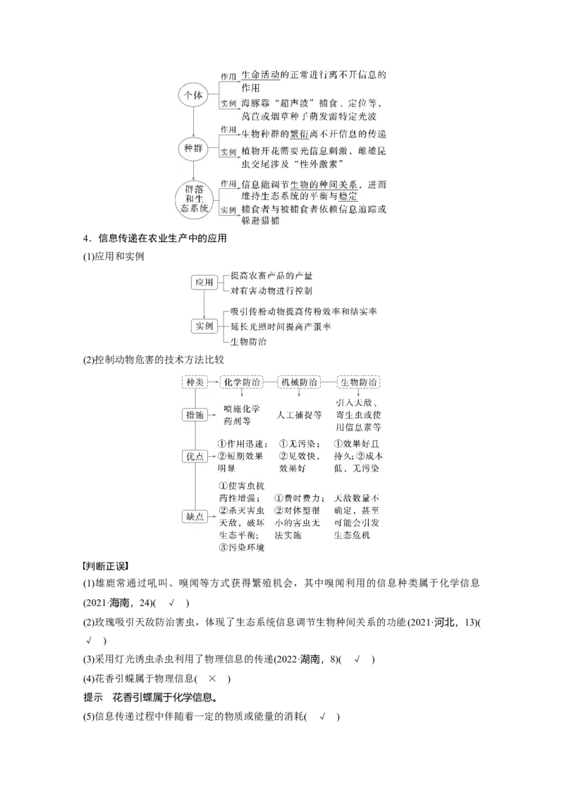 第九单元　第53课时　生态系统的物质循环、信息传递_新高考复习资料_2025年新高考资料_2025新高考一轮复习生物_2025大一轮复习讲义生物人教版教师用书Word版文档整书