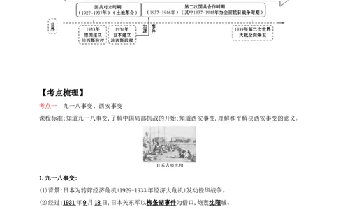 17第十七单元中华民族的抗日战争(一)(第18-19课)中考历史总复习讲练学案（含解析）_8历史中考复习_2023年中考复习资料_专项复习_备考2023中考历史总复习讲练学案（含解析）