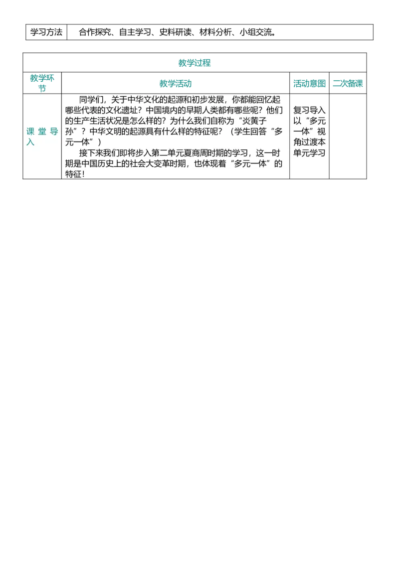 02夏商周时期：早期国家的形成与社会的变革（教案）_8历史中考复习_2026年中考复习（更新中）_2026中考历史一轮复习课件+教案+单元测试卷_教案