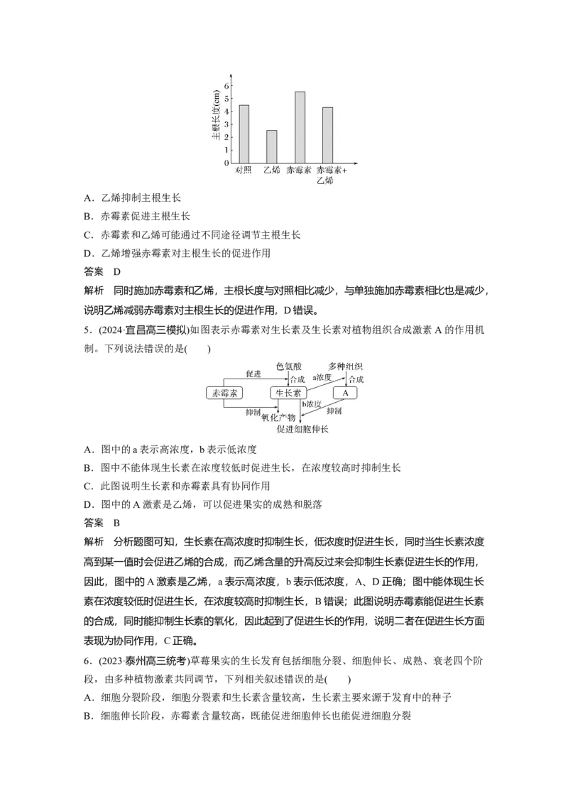 第八单元　第45课时　其他植物激素_2025年新高考资料_一轮复习_2025大一轮复习讲义+课件（完结）_2025大一轮复习讲义生物教师用书Word版文档整书_配套Word版文档第七~十单元