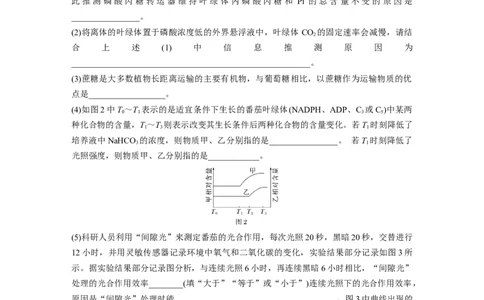 第三单元　第16课时　光合作用的原理_2025年新高考资料_一轮复习_2025大一轮复习讲义+课件（完结）_2025大一轮复习讲义生物学生用书Word版文档整书_2025大一轮复习讲义